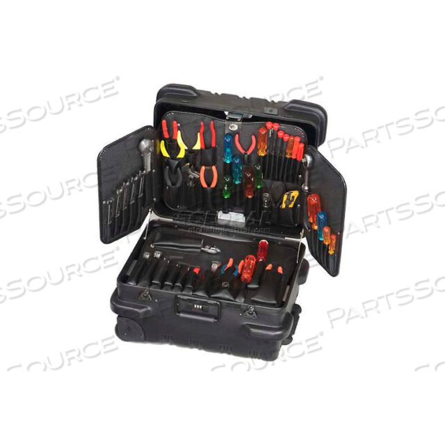 OEM#: 95-00-008594MMST21CARTW, ВОЕННЫЙ ИНСТРУМЕНТАЛЬНЫЙ ЯЩИК НА КОЛЕСАХ, 22 Д X 17-1/2 Ш X 13 В, ЧЕРНЫЙ от CH Ellis Co Inc