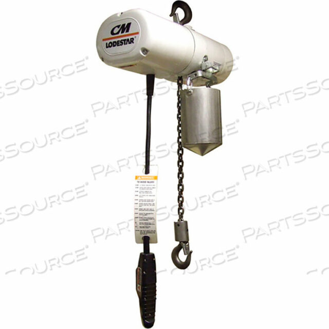 OEM#: 2725NHCR20LODESTAR 1/4 ТОННЫ, ПИЩЕВАЯ ЭЛЕКТРИЧЕСКАЯ ЦЕПНАЯ ТАЛЬ, 20 ПОДЪЕМОВ, 16 ФУТОВ В МИНИМУМ, 230/460 В от Columbus McKinnon