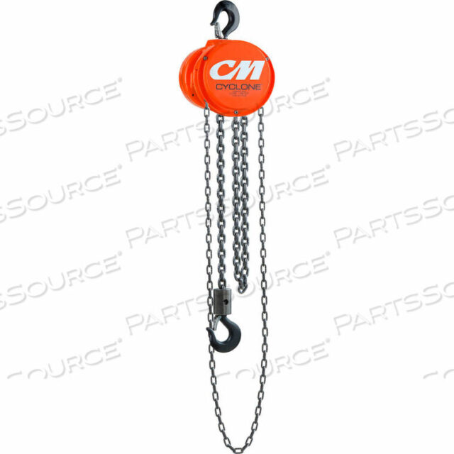 OEM#: 4893CYCLONE РУЧНАЯ ЦЕПНАЯ ТАЛЬ, 2 ТОННЫ, ПОДЪЕМ 15 ФУТОВ от Columbus McKinnon