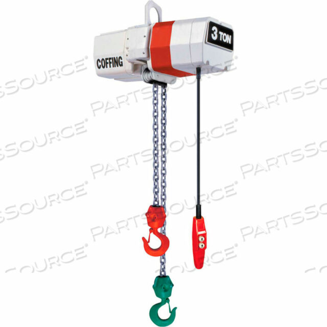 OEM#: EC-8008-TH4 TON, COFFING EC ЭЛЕКТРИЧЕСКИЙ ПОВОРОТНЫЙ ЛЕБЕДКА, 15 ЛИФТОВ, 8 ФМИН, 230/460 В от Columbus McKinnon