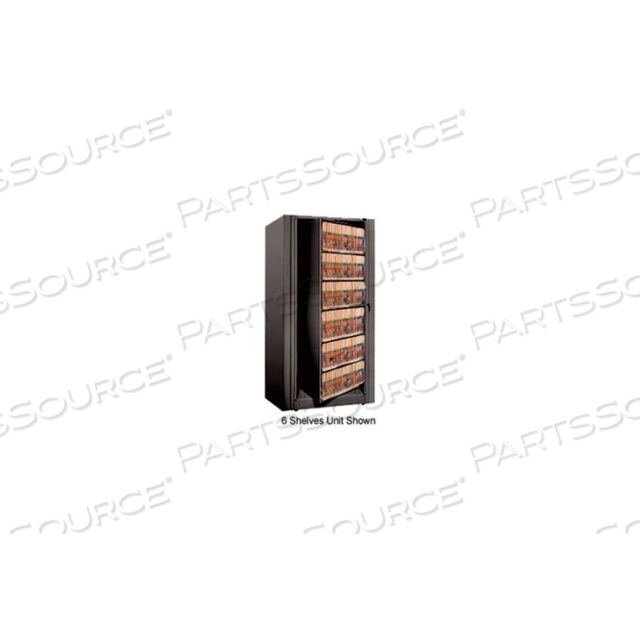 OEM#: XLT-S4-T25ШКАФ ДЛЯ ФОТОГРАФИЙ С ПОВОРОТНЫМ КАТАЛОГОМ, НАЧАЛЬНЫЙ БЛОК, LETTER, 3 ПОЛКИ, ЧЕРНЫЙ от Datum Filing