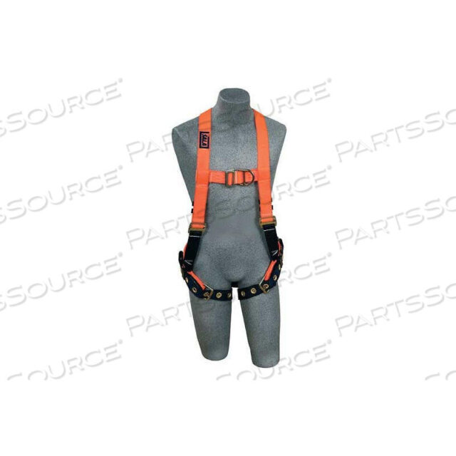 OEM#: 1107812HI-VISIBILITY ORANGE VEST STYLE HARNESS, FRONT/BACK D-RING, MEDIUM by 3M Consumer