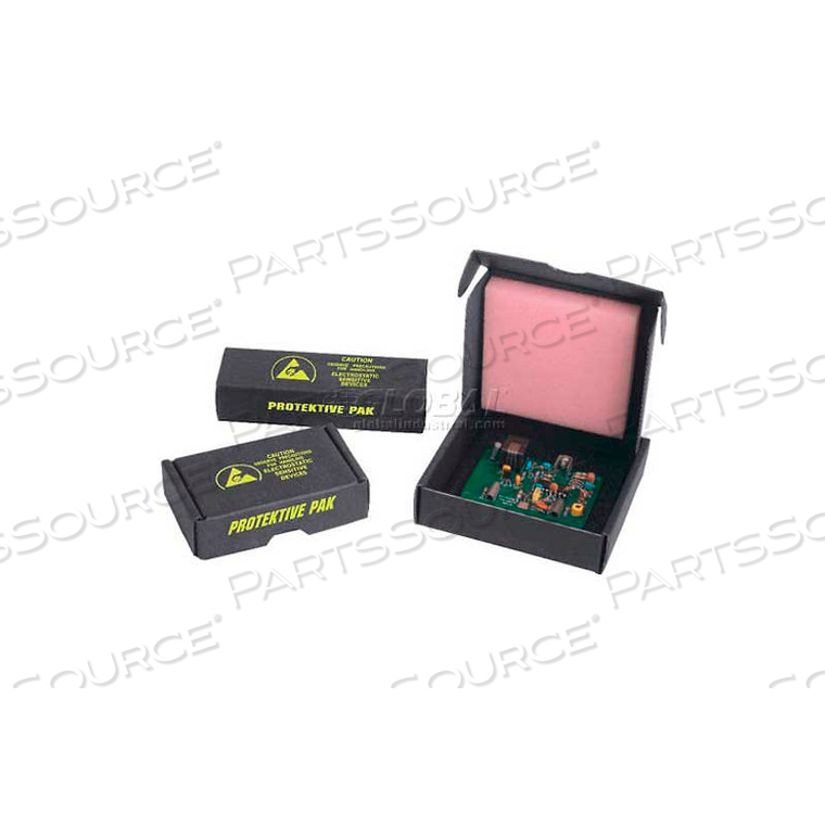 OEM#: 37005PROTEKTIVE PAK КОРОБКА ДЛЯ ХРАНЕНИЯ И ТРАНСПОРТИРОВКИ НЕБОЛЬШИХ КОМПОНЕНТОВ ESD, 7-1/2 л X 3-11/16 Вт X 1-1/8 в от Desco