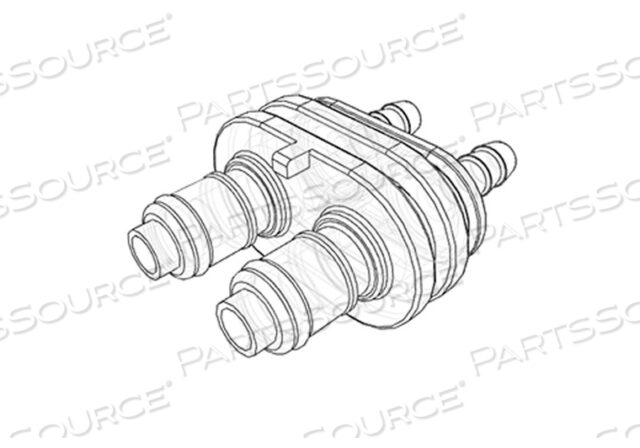 OEM#: DPCD22004СОЕДИНИТЕЛЬНАЯ ВСТАВКА, ДИАМЕТРОМ 1/4 ДЮЙМА, АЦЕТАЛЬ, БЕЛАЯ, ШТУЦЕР ДЛЯ ШЛАНГА, 120 ФУНТ/КВ. ДЮЙМ, 32-180 ГРАДУСОВ F, С КЛАПАНОМ В ЛИНИИ от Colder Products Company