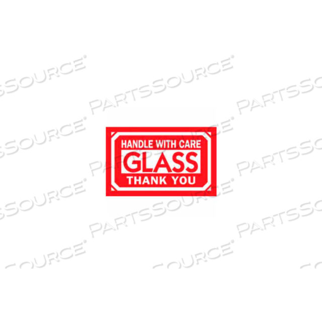 OEM#: DL1230СТЕКЛЯННАЯ РУЧКА С АККУРАТНЫМ ОТНОШЕНИЕМ, СПАСИБО 3 X 5 - БЕЛАЯ / КРАСНАЯ от Decker Tape Products