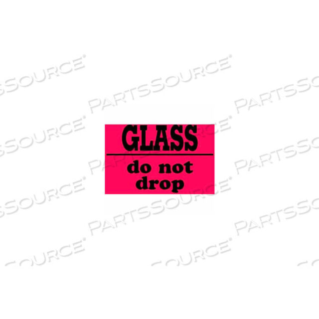 OEM#: DL1784СТЕКЛО НЕ РОНЯЙТЕ 3 X 4 - ФЛУОРЕСЦЕНТНЫЙ КРАСНЫЙ / ЧЕРНЫЙ от Decker Tape Products