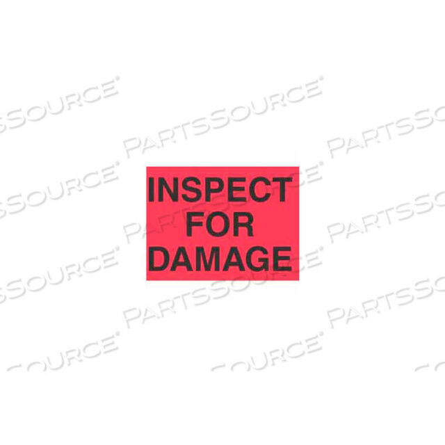 OEM#: DL3461ОСМОТР НА ПОВРЕЖДЕНИЯ 3 X 5 - ФЛУОРЕСЦЕНТНЫЙ КРАСНЫЙ / ЧЕРНЫЙ от Decker Tape Products