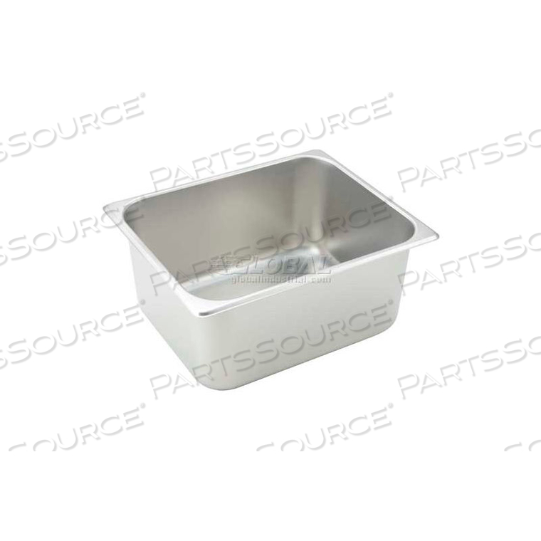 OEM#: SPH6HALF-SIZE STEAM TABLE PAN, 10-3/8, 12-3/4W, 6H, STAINLESS STEEL, STANDARD WEIGHT by Winco DWL International, LLC