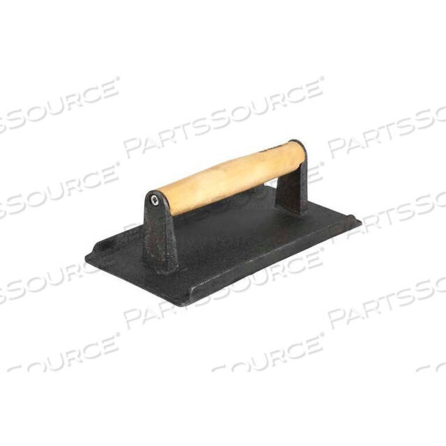 OEM#: SWA-2STEAK WEIGHT, 8-1/4L, 4-1/4W, WOOD HANDLE, CAST IRON by Winco DWL International, LLC