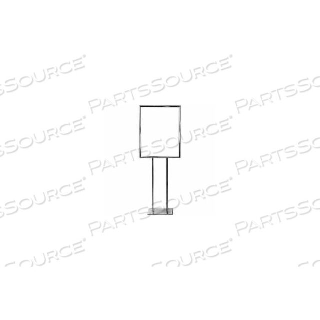 OEM#: BH2822 X 28 ДЕРЖАТЕЛЬ ДЛЯ ЗНАКА ОБЪЯВЛЕНИЯ С ПЛОСКИМ ОСНОВАНИЕМ - ХРОМ от Econoco