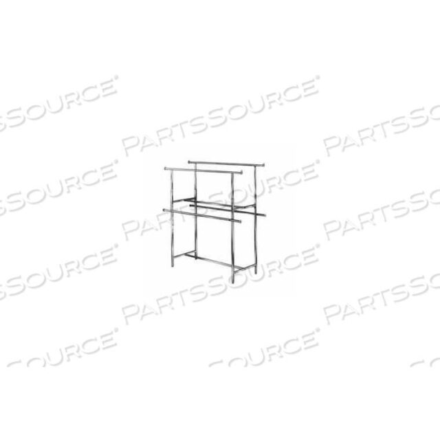 OEM#: KH2CLAMP-ON HANGRAIL ДЛЯ ДВУХПРУЖИННЫХ ВЕШАЛОК ДЛЯ ОДЕЖДЫ K40 И K41 - ХРОМИРОВАННЫЙ от Econoco
