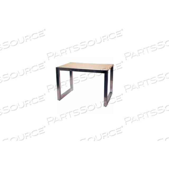 OEM#: T501SC-H60L X 32W X 30H БОЛЬШОЙ ВИТРИННЫЙ СТОЛ - САТИНОВЫЙ ХРОМ от Econoco