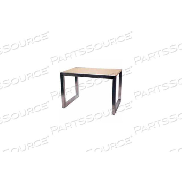 OEM#: T505SC-H36L X 24W X 24H СРЕДНИЙ ВИТРИННЫЙ СТОЛ - САТИНОВЫЙ ХРОМ от Econoco