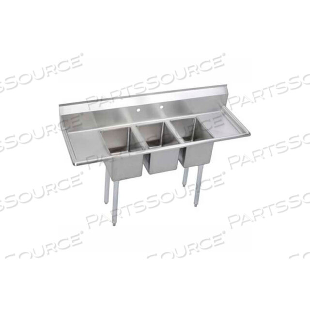 OEM#: 3C12X16-2-12XNSF МОЙКА, 3 ОТСЕКА С ЧАШЕЙ 12 Л X 16 ШТ, ГЛУБИНА 12, (2) 12 КРОНШТЕЙНОВ от Elkay