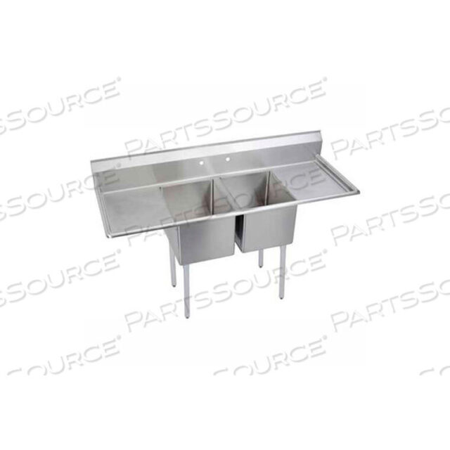 OEM#: E2C20X20-2-20XNSF МОЙКА, 2 ОТСЕКА С ЧАШЕЙ 20 Л X 20 ВТ, ГЛУБИНА 12, (2) 20 КРОНШТЕЙНОВ от Elkay