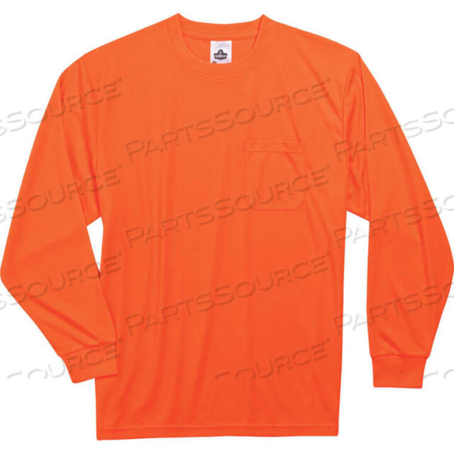 OEM#: 215998091 НЕСЕРТИФИЦИРОВАННАЯ ФУТБОЛКА С ДЛИННЫМ РУКАВОМ ОРАНЖЕВАЯ, 5XL от Ergodyne
