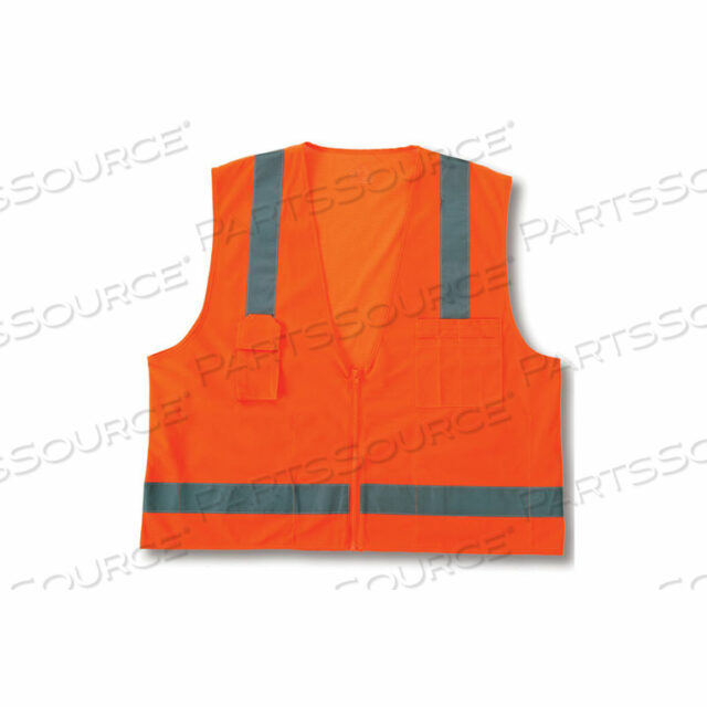 OEM#: 240178249Z ЖИЛЕТ SURVEYORS КЛАССА 2 ЭКОНОМ, ОРАНЖЕВЫЙ, 2XL/3XL от Ergodyne