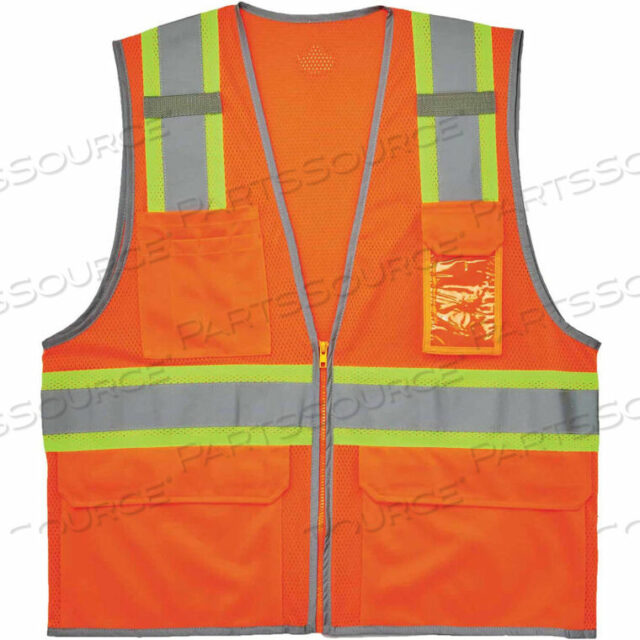 OEM#: 24149ДВУХЦВЕТНЫЙ СЕТЧАТЫЙ ЖИЛЕТ, СВЕТООТРАЖАЮЩАЯ ОТДЕЛКА, 4XL/5XL, ТИП R, КЛАСС 2, ЛАЙМ от Ergodyne