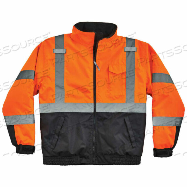 OEM#: 25619GLOWEAR 8377 TYPE R CLASS 3 СТЕГАНАЯ КУРТКА-БОМБЕР, ОРАНЖЕВАЯ, 5XL от Ergodyne
