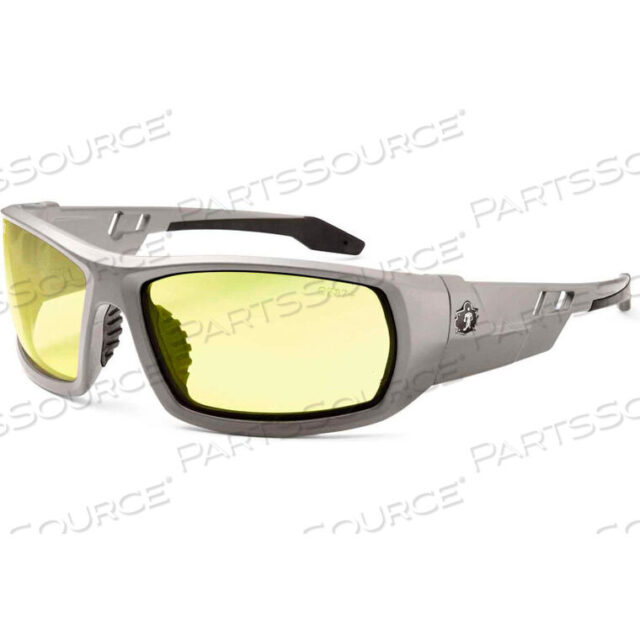 OEM#: 50150SKULLERZ ODIN ЗАЩИТНЫЕ ОЧКИ, ЖЕЛТЫЕ ЛИНЗЫ, МАТОВО-СЕРАЯ ОПРАВА от Ergodyne