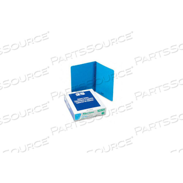 OEM#: 52501TITLE PANEL AND BORDER FRONT REPORT COVERS, LIGHT BLUE, 25 PER BOX by Esselte Pendaflex Corp.