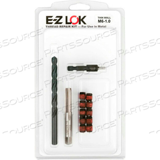 OEM#: EZ-310-M6КОМПЛЕКТ ДЛЯ РЕМОНТА РЕЗЬБЫ ДЛЯ МЕТАЛЛА - ТОНКОСТЕННЫЙ - M6-1.0 X 3/8-16 от E-Z Lok