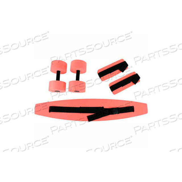 OEM#: 20-4202RCANDO DELUXE AQUATIC FERCISE KIT (ПОЯС ДЛЯ БЕГА, МАНЖЕТЫ ДЛЯ ЛОДЫЖКИ, РУЧКИ), БОЛЬШОЙ, КРАСНЫЙ от Fabrication Enterprises