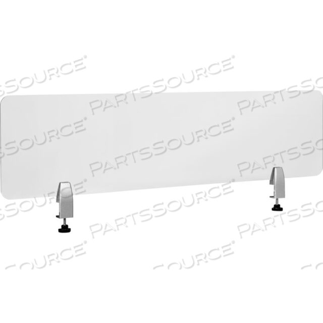 FLASH FURNITURE ПРОЗРАЧНАЯ АКРИЛОВАЯ ПЕРЕГОРОДКА ДЛЯ СТОЛА С ФУРНИТУРОЙ, 12H X 47L