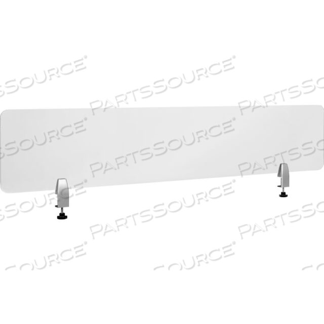 FLASH FURNITURE ПРОЗРАЧНАЯ АКРИЛОВАЯ ПЕРЕГОРОДКА ДЛЯ СТОЛА С ФУРНИТУРОЙ, 12H X 60L