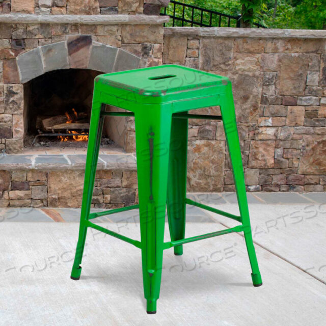 OEM#: ET-BT3503-24-GN-GGFLASH FURNITURE 24H BACKLOCK COUNTER HEIGHTE STOOL - МЕТАЛЛ - ЗЕЛЕНЫЙ от Flash Furniture
