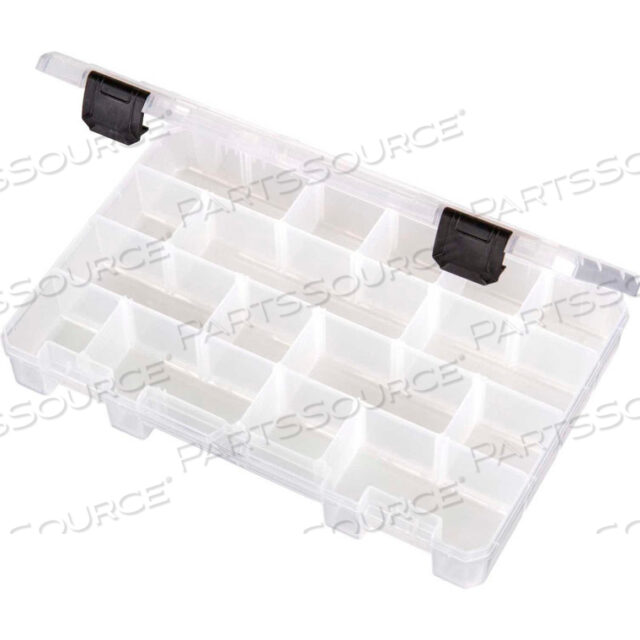 ЯЩИК TUFF TAINER С ОТСЕКЦИЯМИ, 4 - 24 РЕГУЛИРУЕМЫХ ОТСЕКА 10-1/2 X 6-1/4 X 1-1/2 ПРОЗРАЧНЫЙ