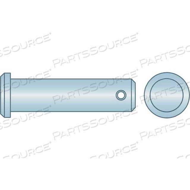 ШТИФТ С ШПИЛЬКОЙ 1/2 X 1.360 SAE - НИЗКОУГЛЕРОДИСТАЯ СТАЛЬ - ЦИНКОВОЕ ПОКРЫТИЕ - США