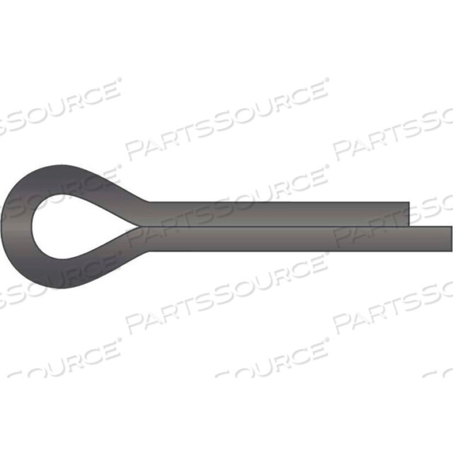 ШПЛИНТ 1/8 X 2-1/2 - УГЛЕРОДИСТАЯ СТАЛЬ - ГЛАДКИЙ - ASME 18.8.1 - СДЕЛАНО В США