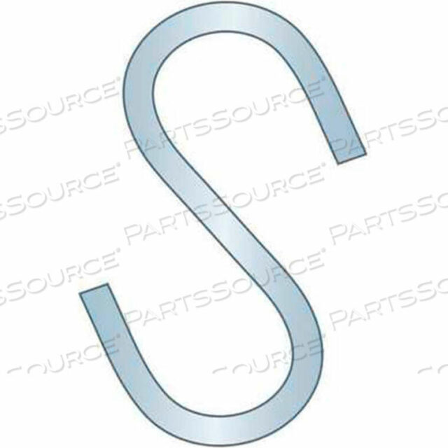 OEM#: SHOOK-006S-HOOK - 2 L X .177 THICK - УГЛЕРОДИСТАЯ СТАЛЬ - ЦИНКОВЫЙ ПРОЗРАЧНЫЙ - США - G.L. HUYETT от Flint Hills Trading