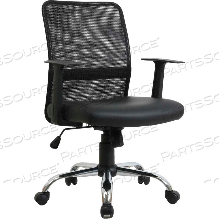 OEM#: 80156MINTERION MESH BACK TASK CHAIR - LEATHER - BLACK от Global Seating Solutions LLC