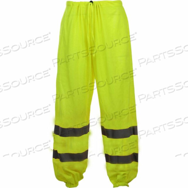 OEM#: 3801-2XL/X3XL3801 КЛАСС E СТАНДАРТНЫЕ СЕТЧАТЫЕ БРЮКИ, ЛАЙМОВЫЕ, 2XL/3XL от GSS Safety LLC