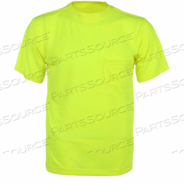OEM#: 5501-2XL5501 ВЛАГОВЛАГОВЛАГЕТАЮЩАЯ ЗАЩИТНАЯ ФУТБОЛКА С КОРОТКИМ РУКАВОМ И НАГРУДНЫМ КАРМАНОМ - ЛАЙМ, 2XL от GSS Safety LLC