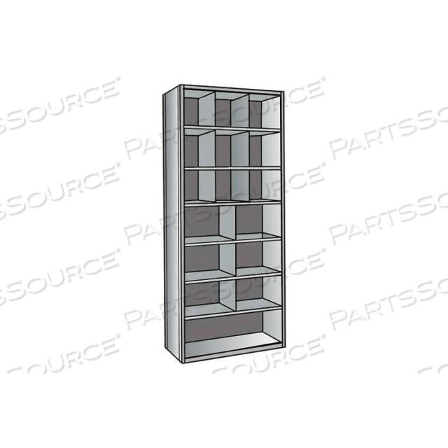OEM#: 5533-12HGHI-TECH PARTS BIN UNIT 36W X 12D X 87H GRAY STARTER 10 BINS от Hallowell