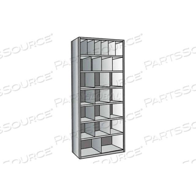 OEM#: 5534-18HGHI-TECH PARTS BIN UNIT 36W X 18D X 87H GRAY STARTER 24 BINS от Hallowell
