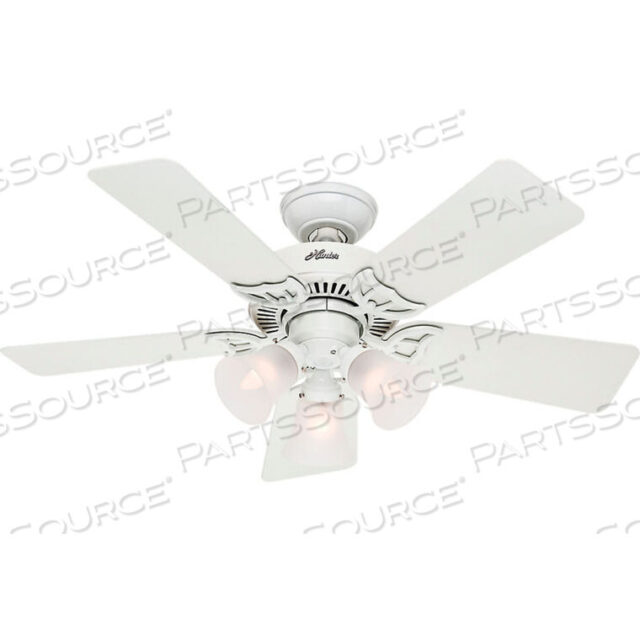 OEM#: 51010ВЕНТИЛЯТОР ПОТОЛОЧНЫЙ SOUTHERN BREEZE 42 ДЛЯ ПОМЕЩЕНИЙ - БЕЛЫЙ от Hunter Fan Co. / Casablanca Fand Co.