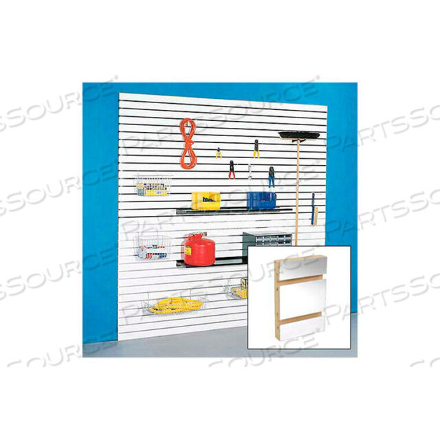 OEM#: 4HX8MIR-ALUM48 X 96 SLATWALL PANEL - MIRROR, WITH ALUMINIUM INSERTS - PKG QTY 4 by Holland Panel Products