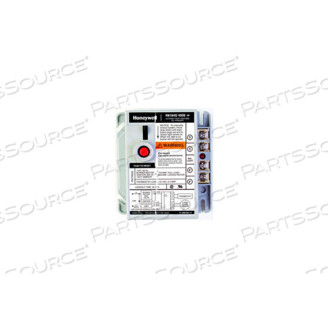 OEM#: R8184G4082PROTECTORELETE УПРАВЛЕНИЕ МАСЛЯНОЙ ГОРЕЛКОЙ, С ВРЕМЕНЕМ БЛОКИРОВКИ 45 СЕКУНД от Honeywell