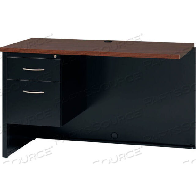 OEM#: 20547МОДУЛЬНЫЙ СТАЛЬНОЙ ЛЕВЫЙ СТОЛ ВОЗВРАТА - 48 X 24 - ЧЕРНЫЙ/ОРЕХОВЫЙ от Hirsh
