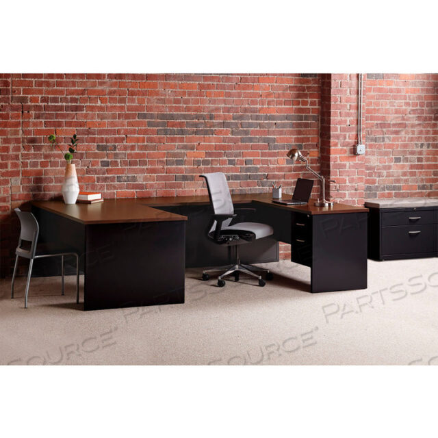 OEM#: 20557МОДУЛЬНЫЙ СТАЛЬНОЙ МОСТ ДЛЯ СТОЛА - 48 X 24 - ЧЕРНЫЙ/ОРЕХОВЫЙ от Hirsh
