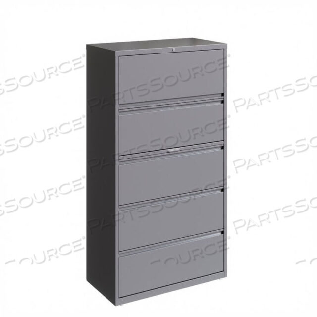 OEM#: 2374736 ШИРОКИЙ БОКОВОЙ ШКАФ ДЛЯ ФОТОГРАФИЙ С 5 ЯЩИКАМИ - ARCTIC SILVER от Hirsh