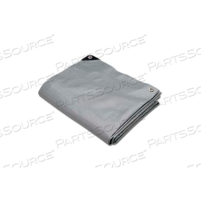 OEM#: STH-3050HEAVY DUTY SUPER COVER POLY TARP 10 MIL, SILVER/BLACK, 30L X 50W by Hygrade Safety Supplies