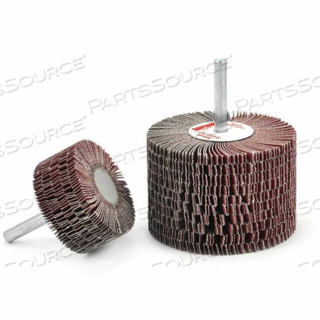OEM#: 28967FLAP MOP MANDREL 2 X 1 X 1/4 ALUMINUM OXIDE FINE by Superior Abrasives