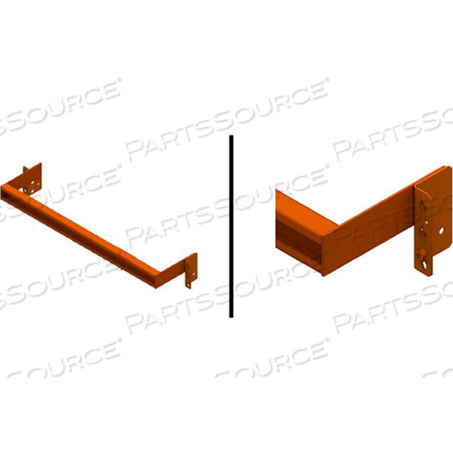 OEM#: IA533P14400R000004Ограничитель хода паллетной стойки TEAR DROP BACKSTOP - 144 л - 4 смещения от Interlake Mecalux Inc.