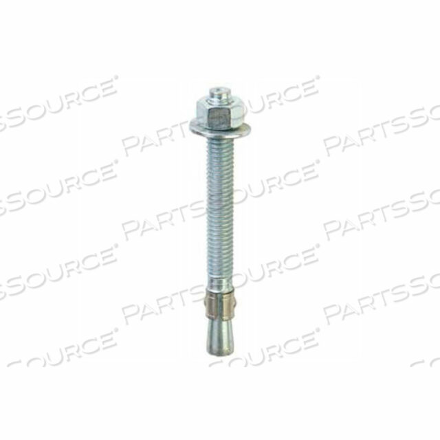КРАСНАЯ ГОЛОВКА - 1/2 X 4-1/4 КЛИНОВЫЙ АНКЕР - СТАЛЬ - ЦИНК - СДЕЛАНО В США