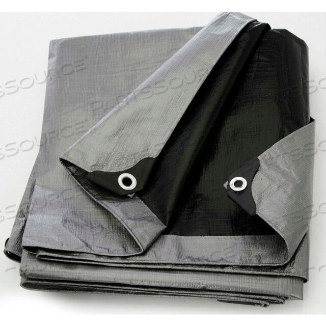 OEM#: ST-912BOEN HEAVY DUTY TARP 14X14 WEAVE, 9 X 12 SILVER/BLACK от Jaydee Group